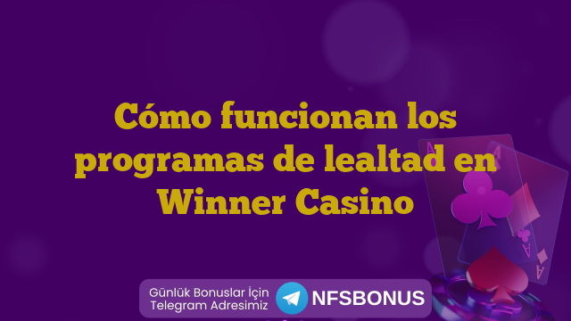 Cómo funcionan los programas de lealtad en Winner Casino